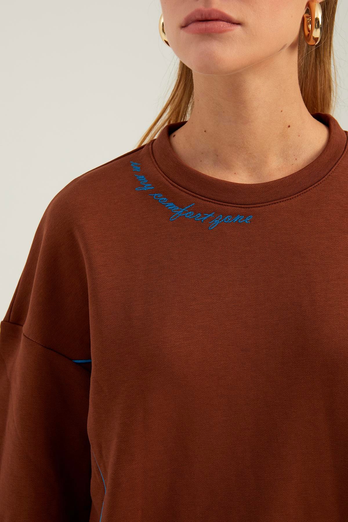 NAAR 21316 SWEAT KAHVERENGİ