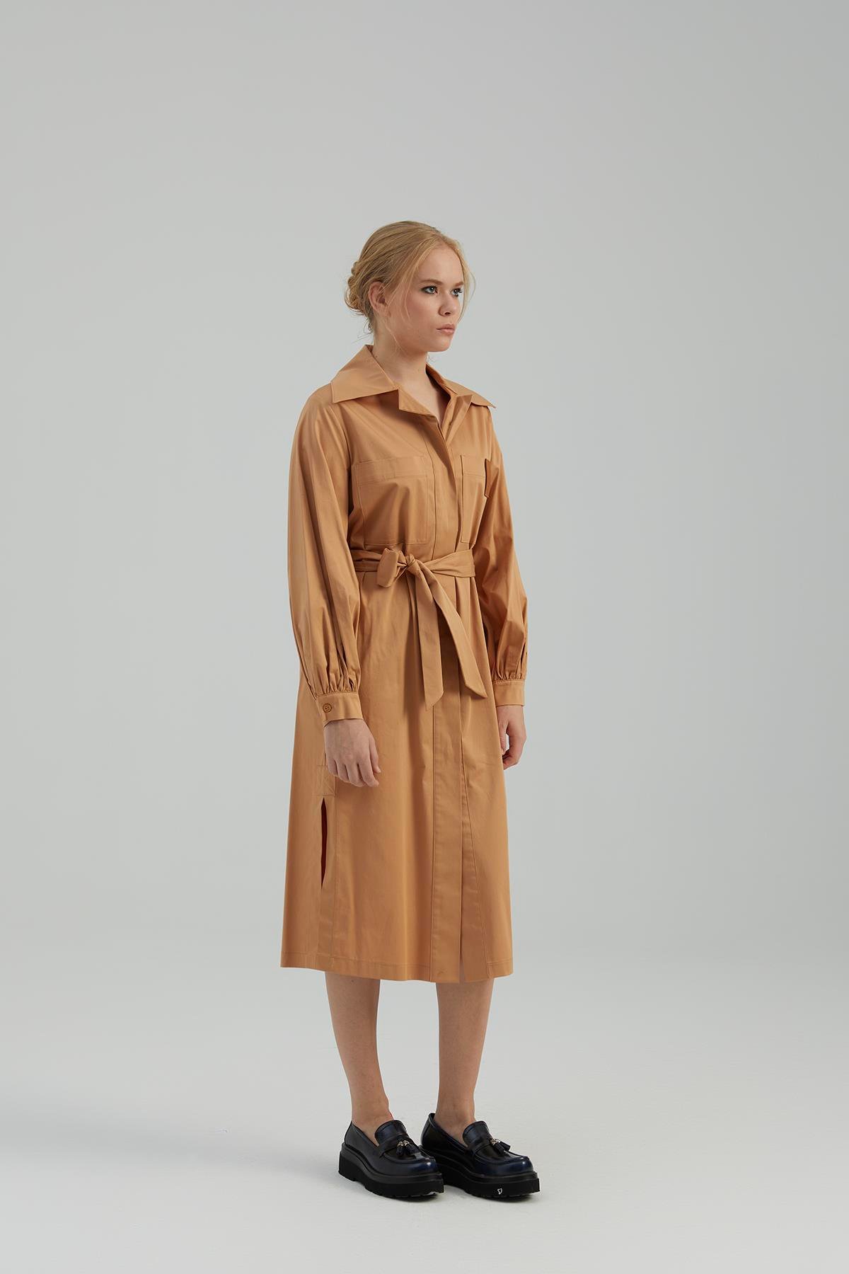 NAAR 51100 ELBİSE CAMEL