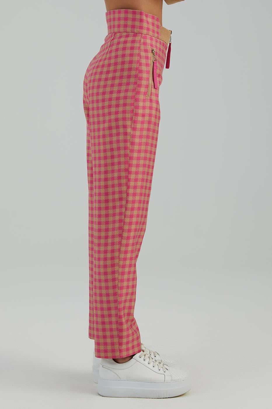 NAAR 51212 PANTOLON CAMEL/PEMBE