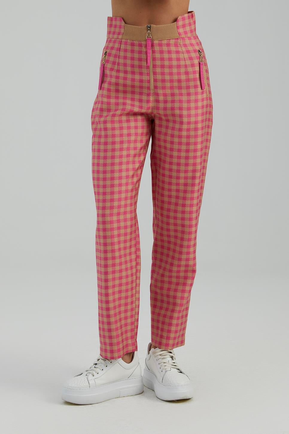 NAAR 51212 PANTOLON CAMEL/PEMBE