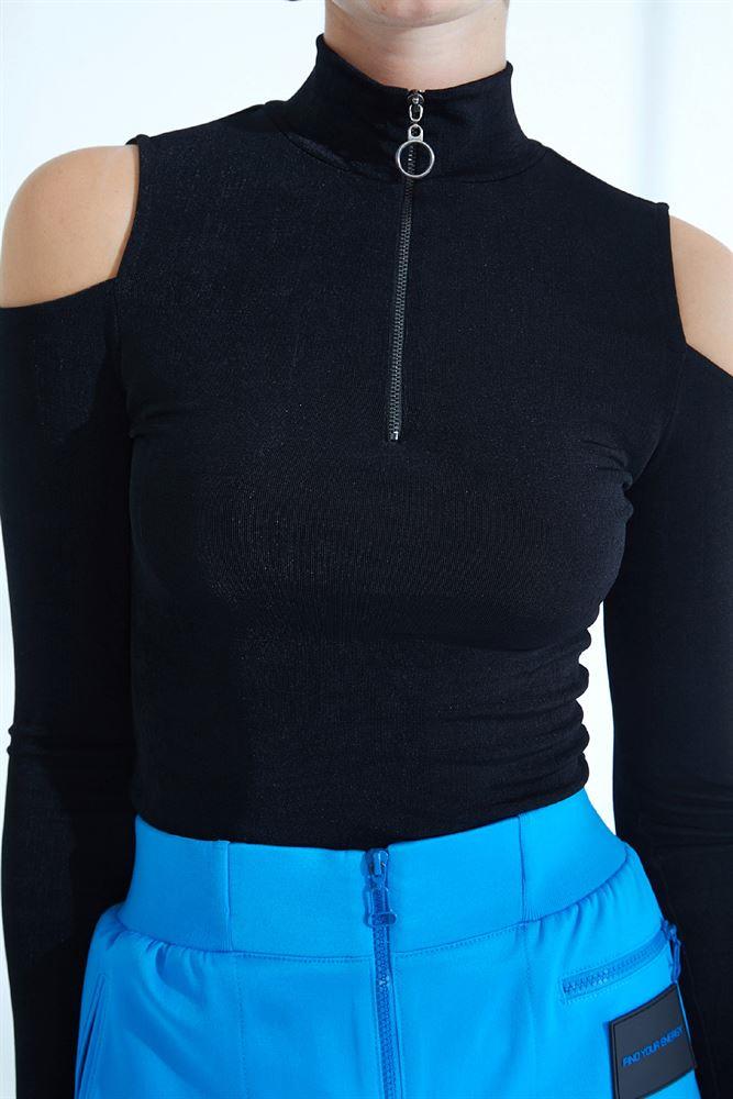 NAAR 51304 BLUZ SİYAH