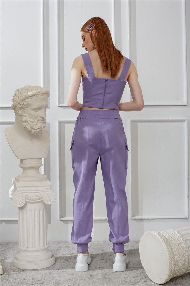NAAR 61210 PANTOLON LİLA