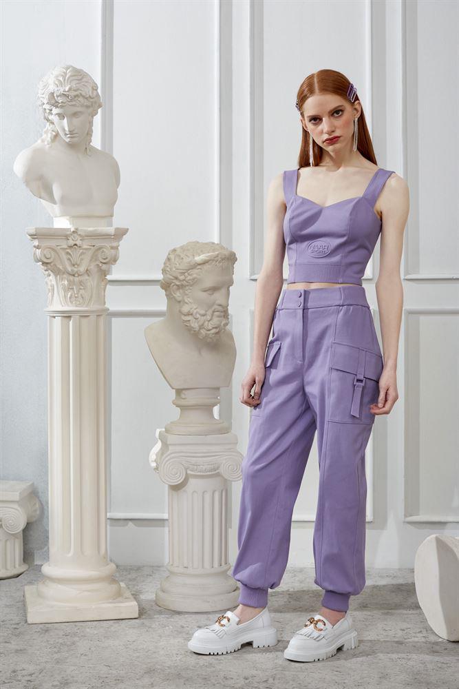 NAAR 61210 PANTOLON LİLA