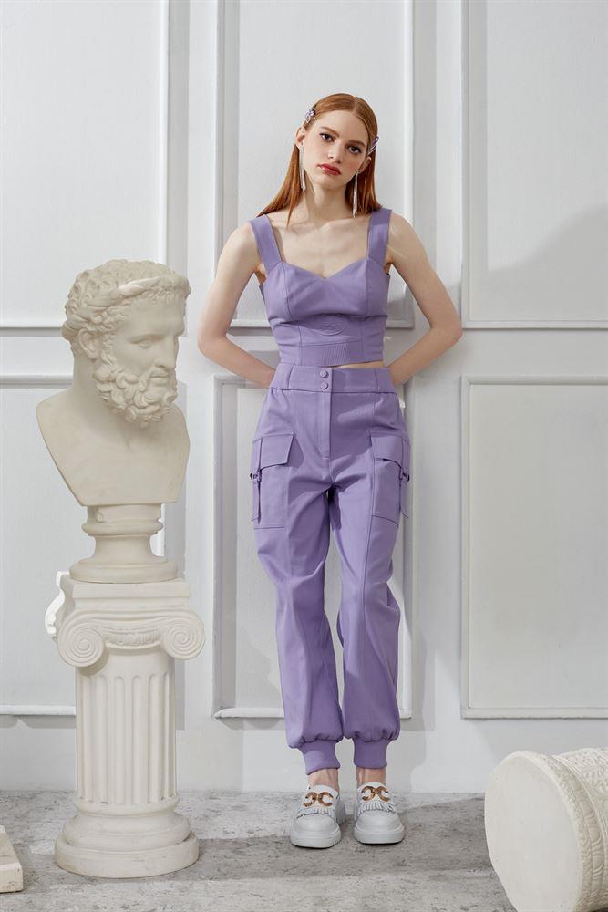 NAAR 61210 PANTOLON LİLA