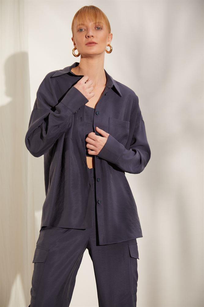 NAAR 81307 GÖMLEK LACİVERT