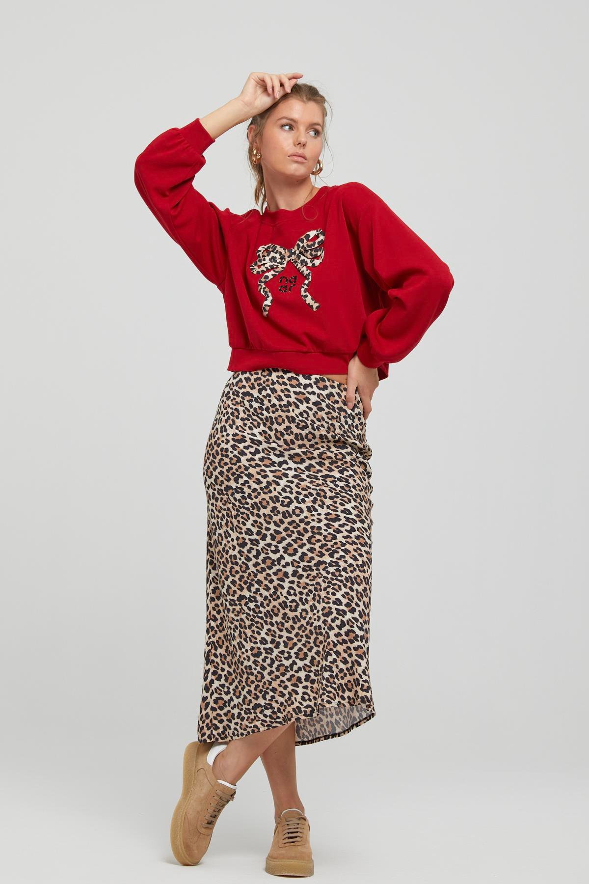 NAAR 91334 SWEAT KIRMIZI