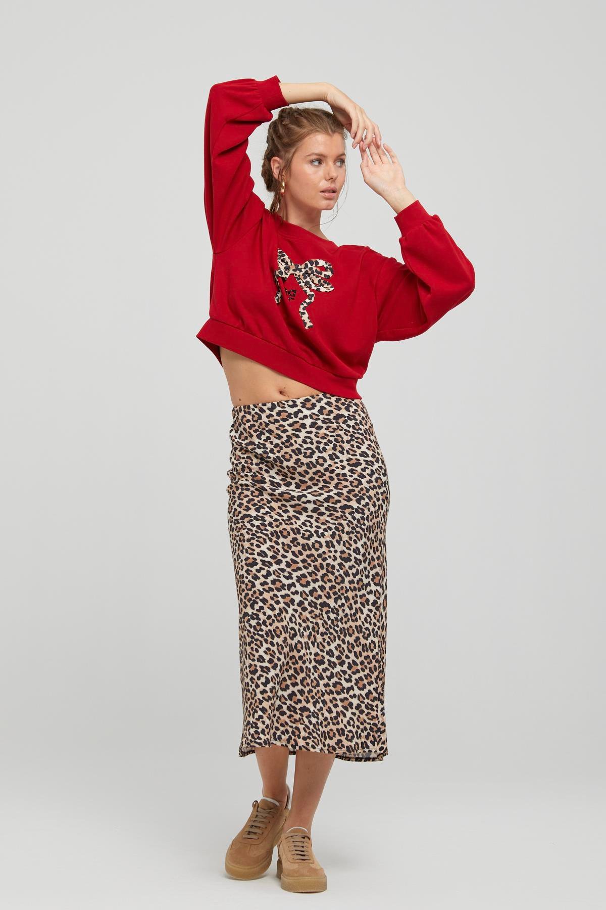 NAAR 91334 SWEAT KIRMIZI