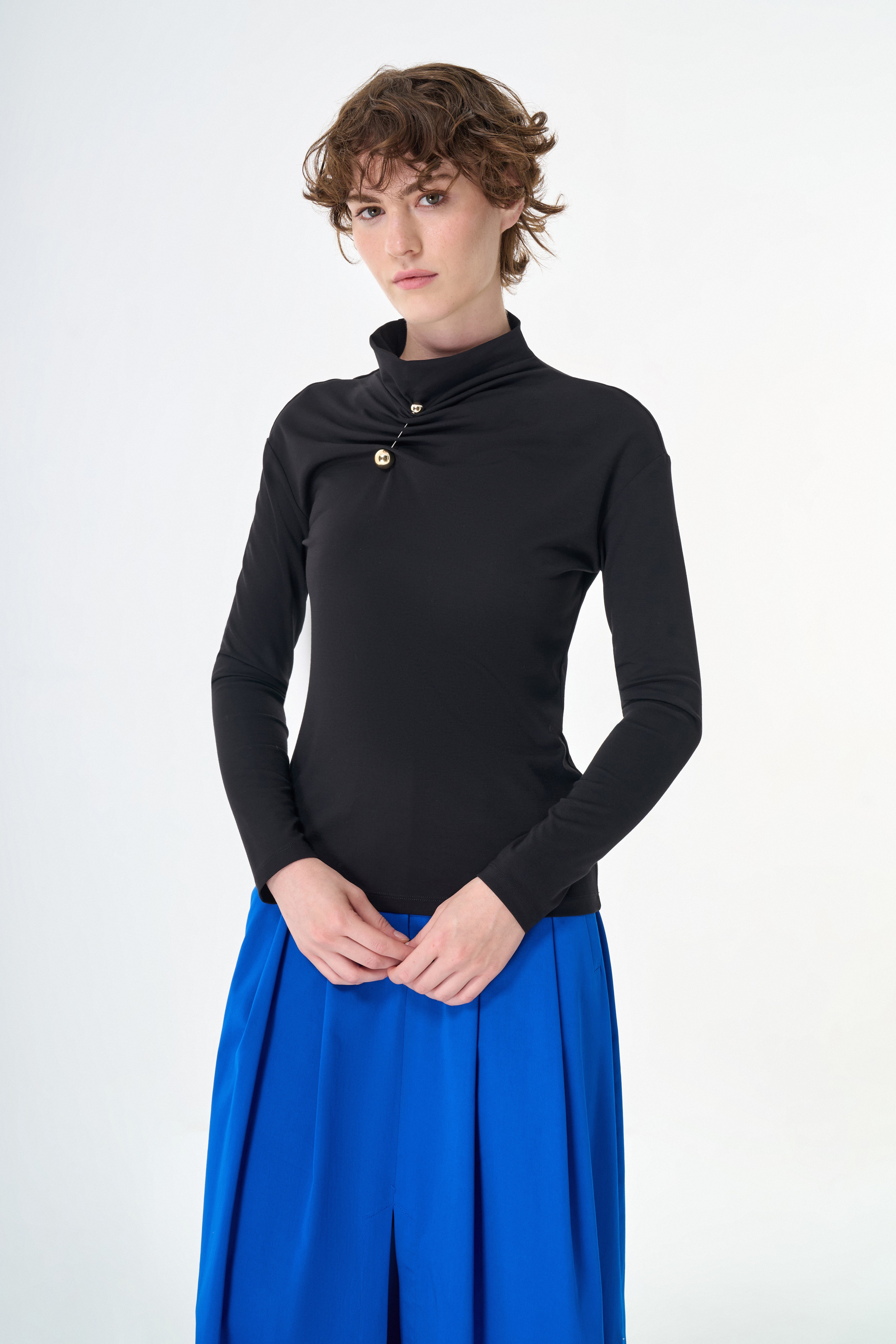 NAAR42301 BLUZ SİYAH