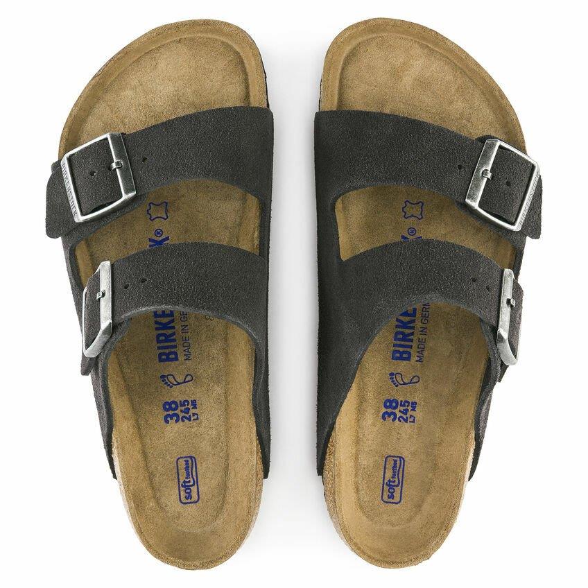 Birkenstock Arizona BS Velvet Grey Kadın Terlik