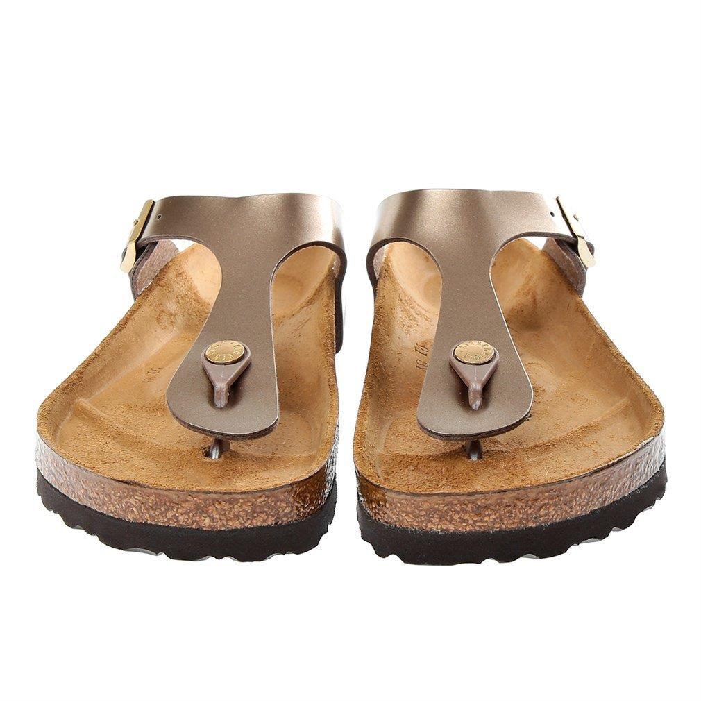 Birkenstock Gizeh BF Electric Metallic Taupe Kadın Terlik