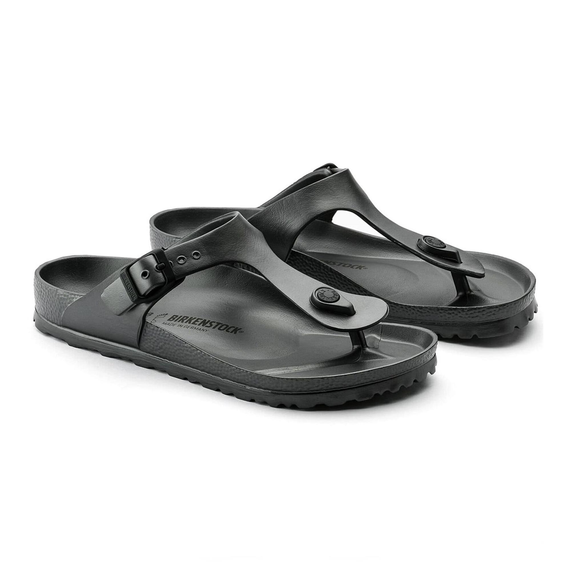 Birkenstock Gizeh Eva Metallic Anthracite Erkek Terlik
