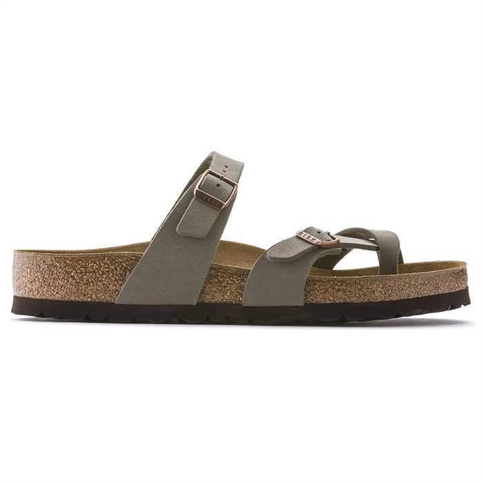 Birkenstock Mayari BF Stone Kadın Parmak Arası Taş Rengi Mantar Terlik