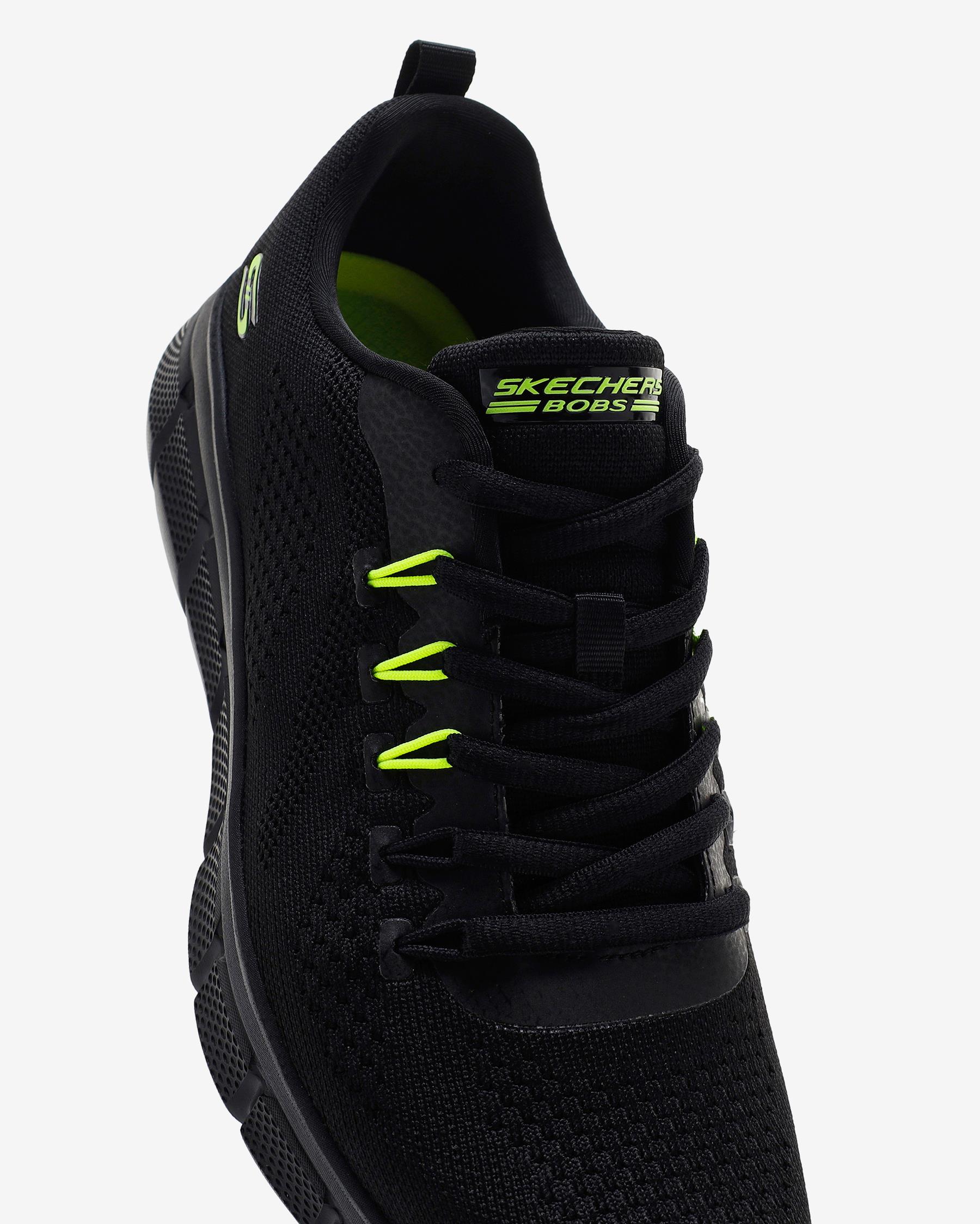 Bobs Sport B Flex - Electric Cool 118101 BBK Erkek Siyah Sneakers