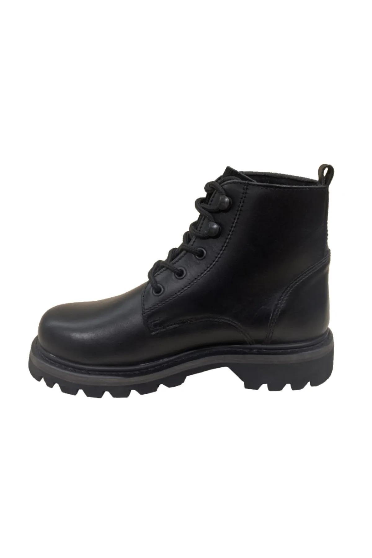 Caterpillar Bosewell Black Kadın Deri Siyah Bot