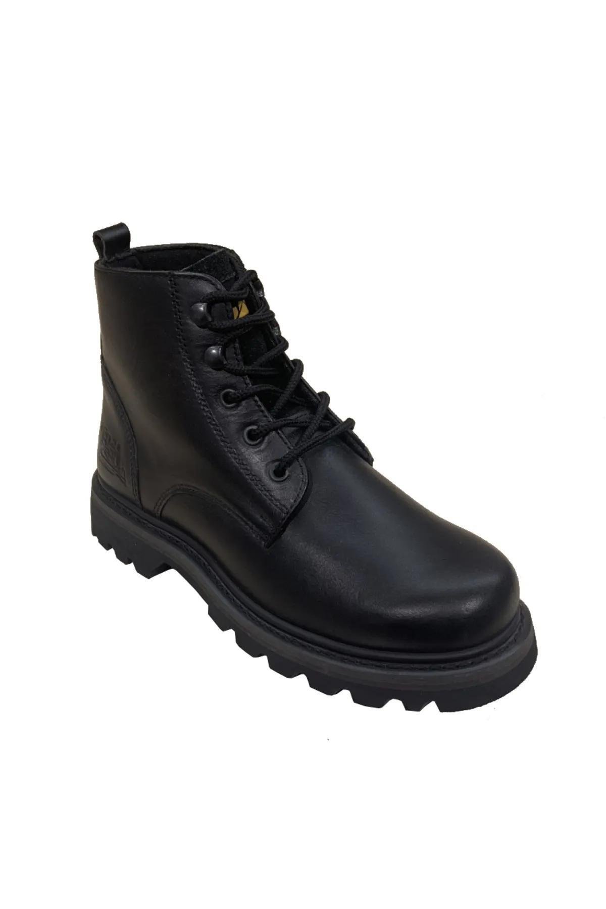Caterpillar Bosewell Black Kadın Deri Siyah Bot