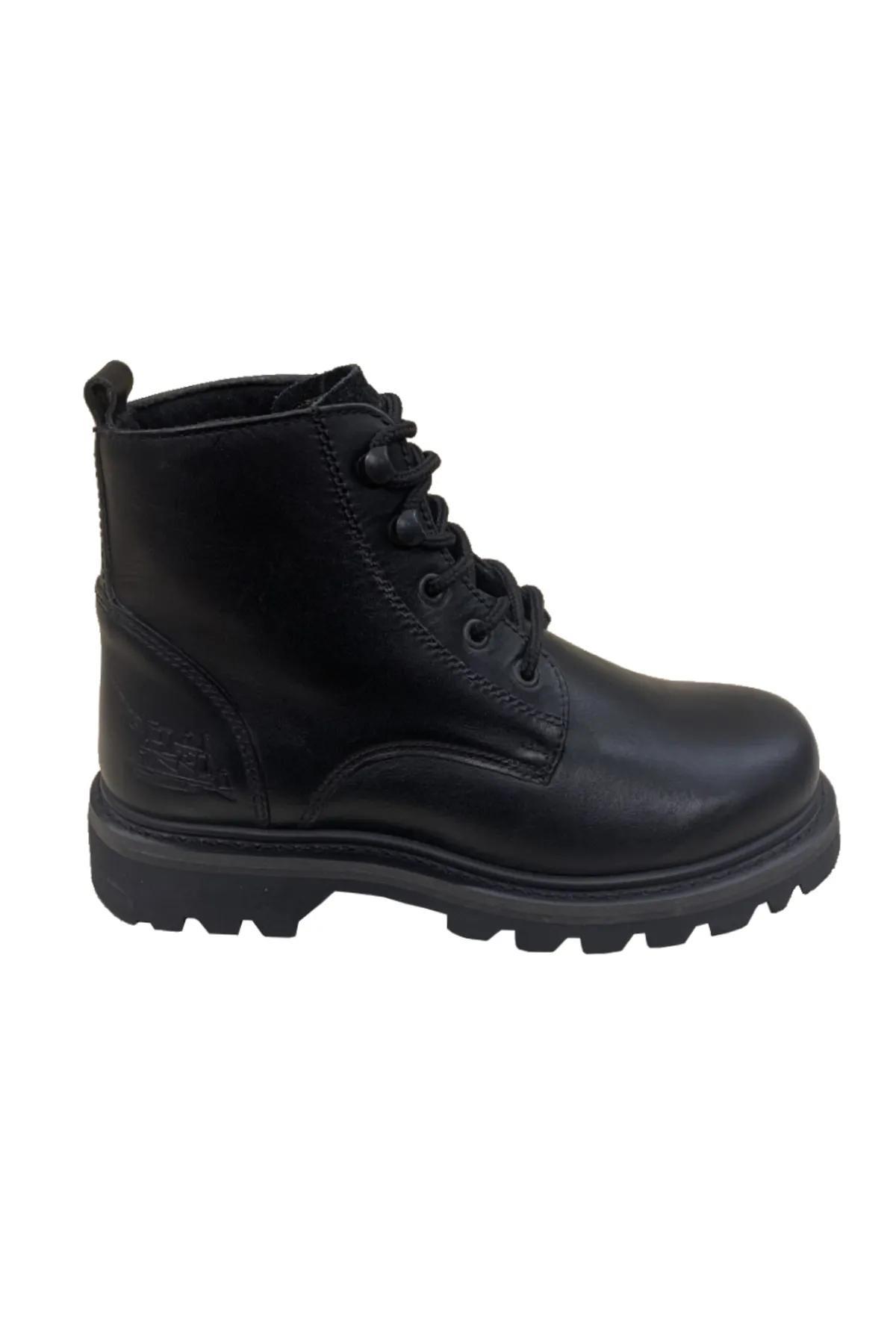 Caterpillar Bosewell Black Kadın Deri Siyah Bot