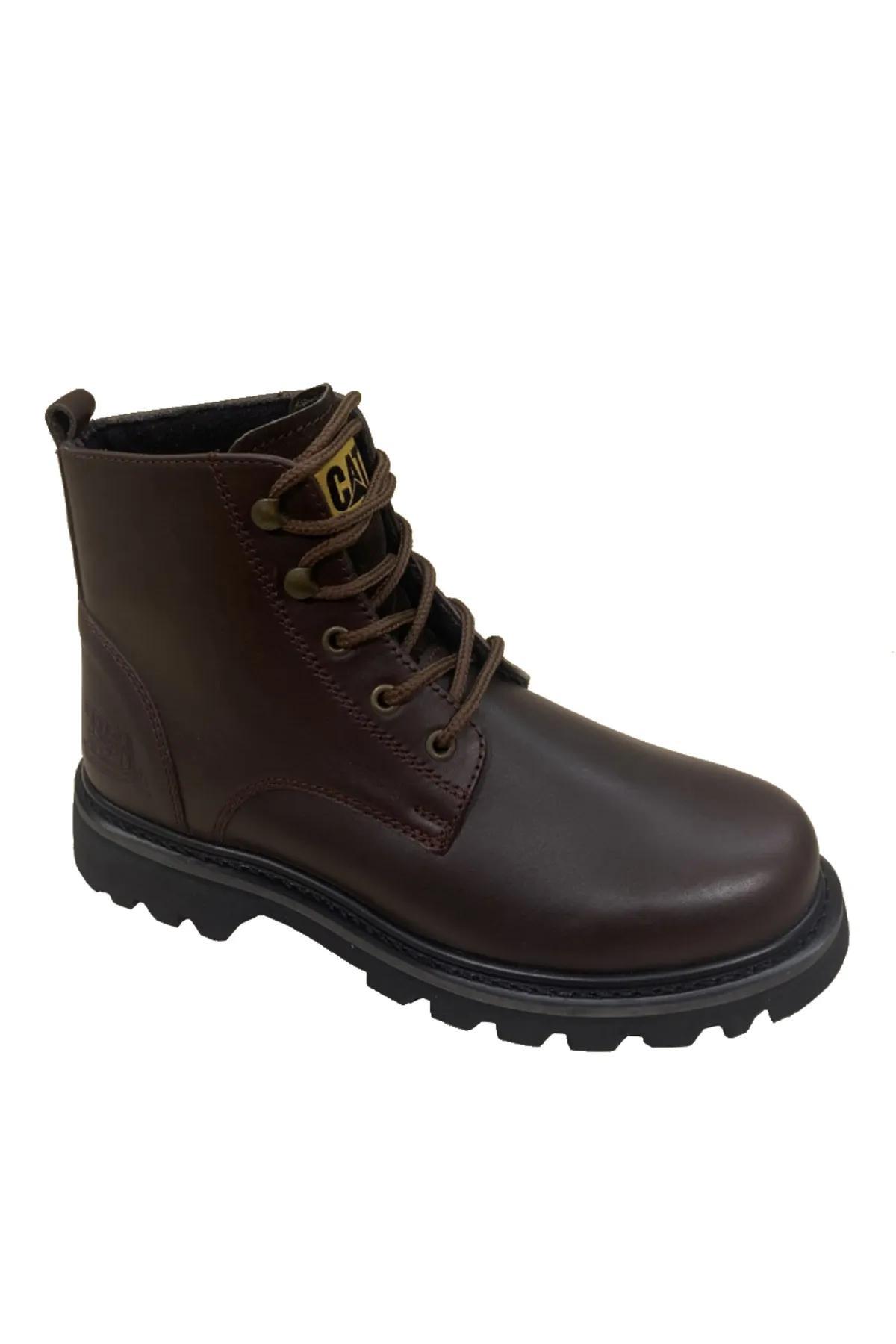 Caterpillar Bosewell Brown Kadın Deri Kahverengi Bot