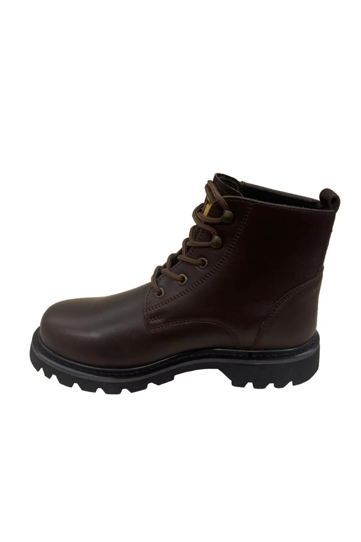 Caterpillar Bosewell Brown Kadın Deri Kahverengi Bot