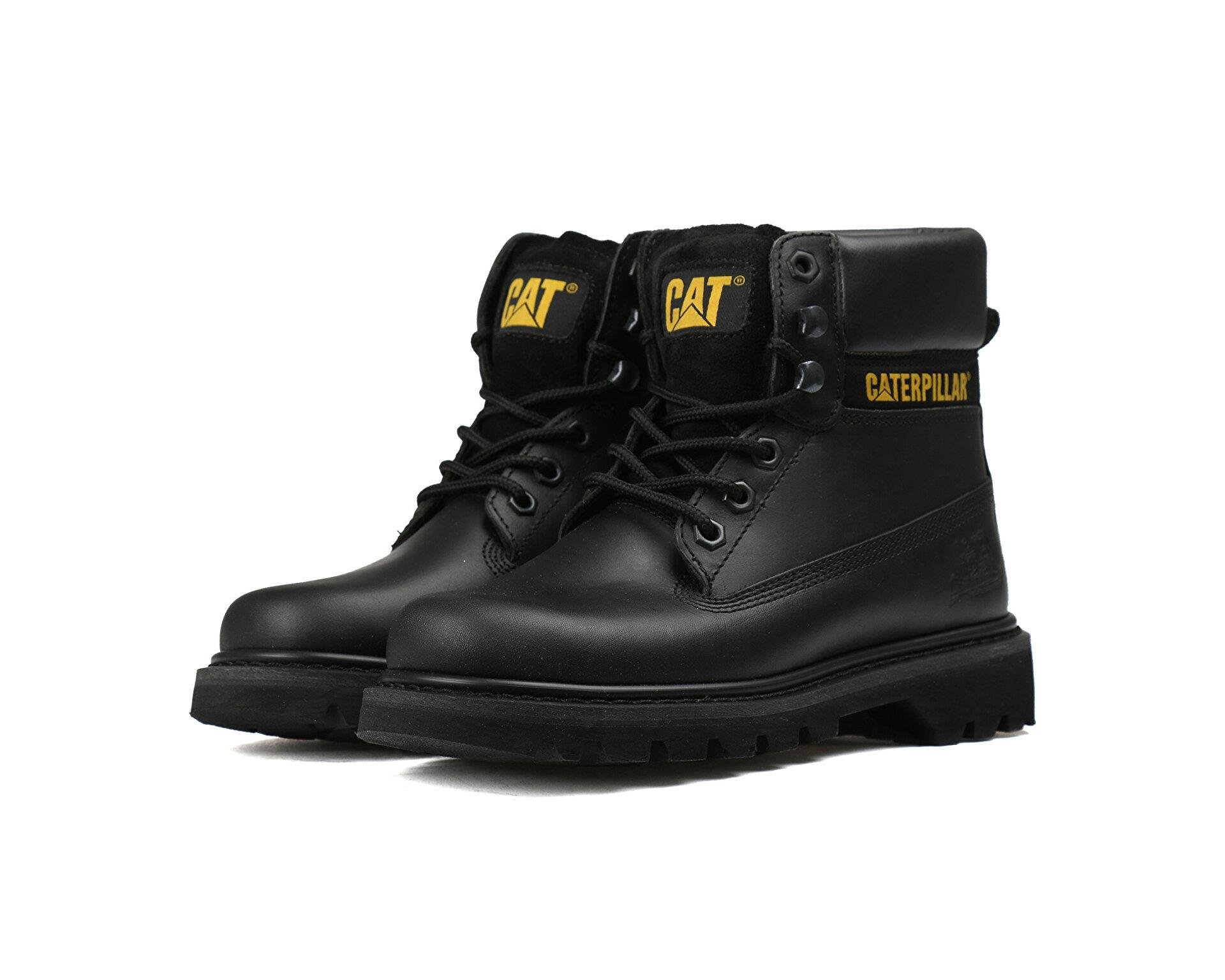 Caterpillar Colorado Black Kadın Deri Siyah Bot 015G100095
