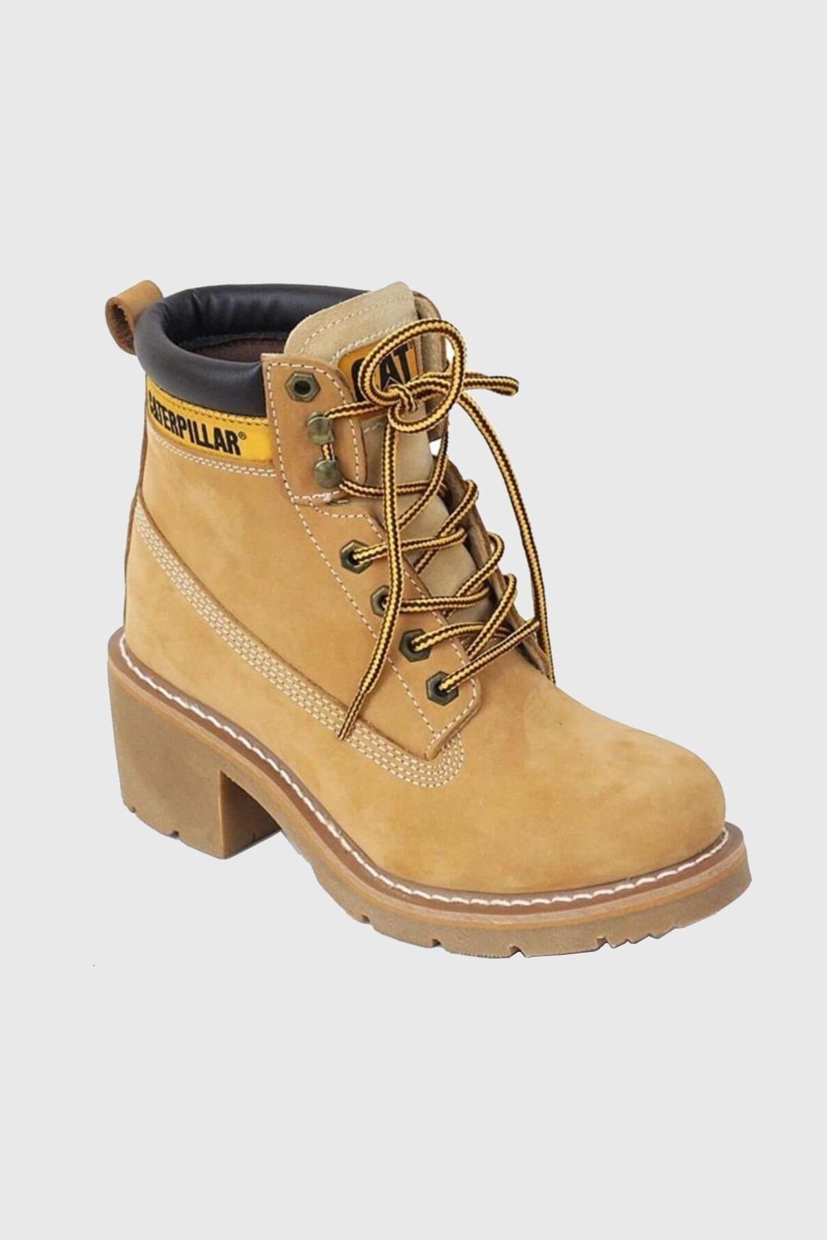 Caterpillar Ottawa Honey Kadın Nubuk Sarı Bot 015Z100834