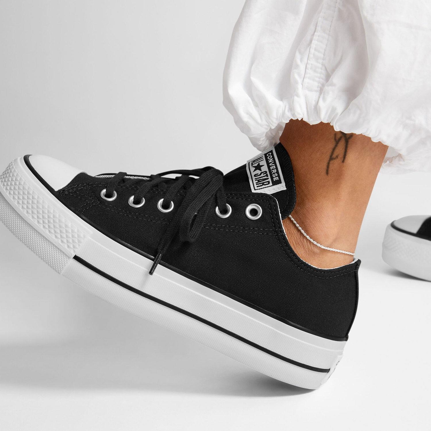 Converse Chuck Taylor All Star Lift Unisex Siyah Platform Sneaker