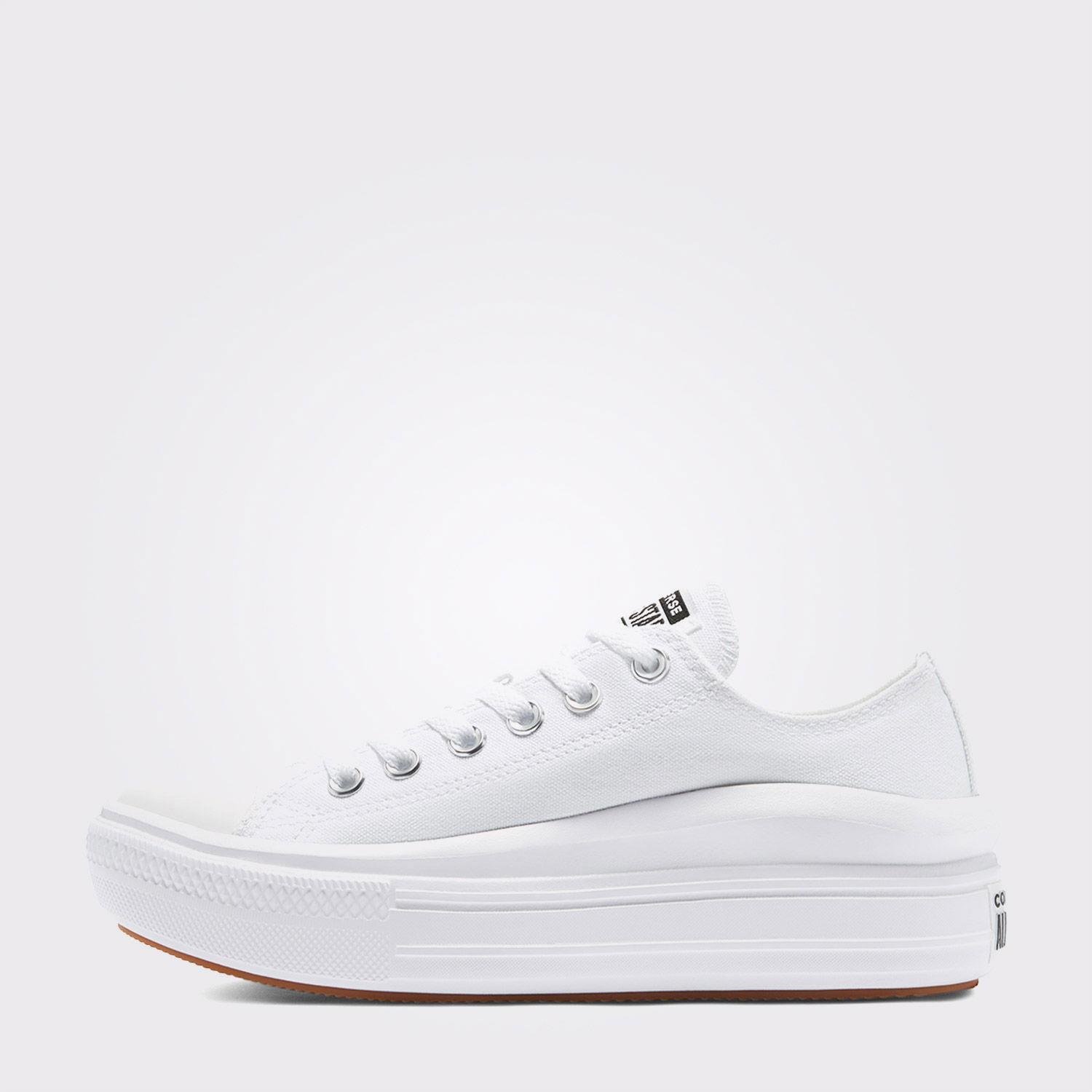 Converse Chuck Taylor All Star Move Unisex Beyaz Platform Sneaker