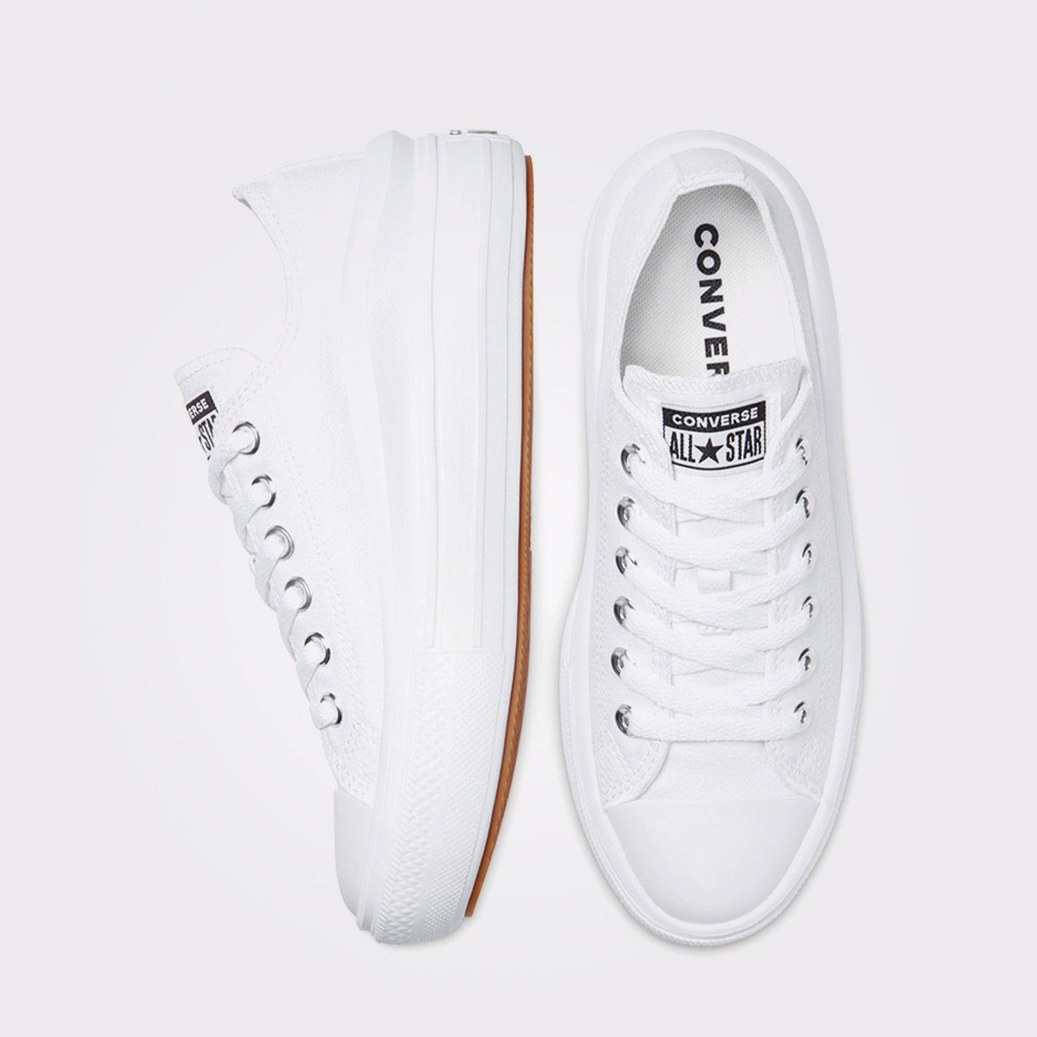 Converse Chuck Taylor All Star Move Unisex Beyaz Platform Sneaker