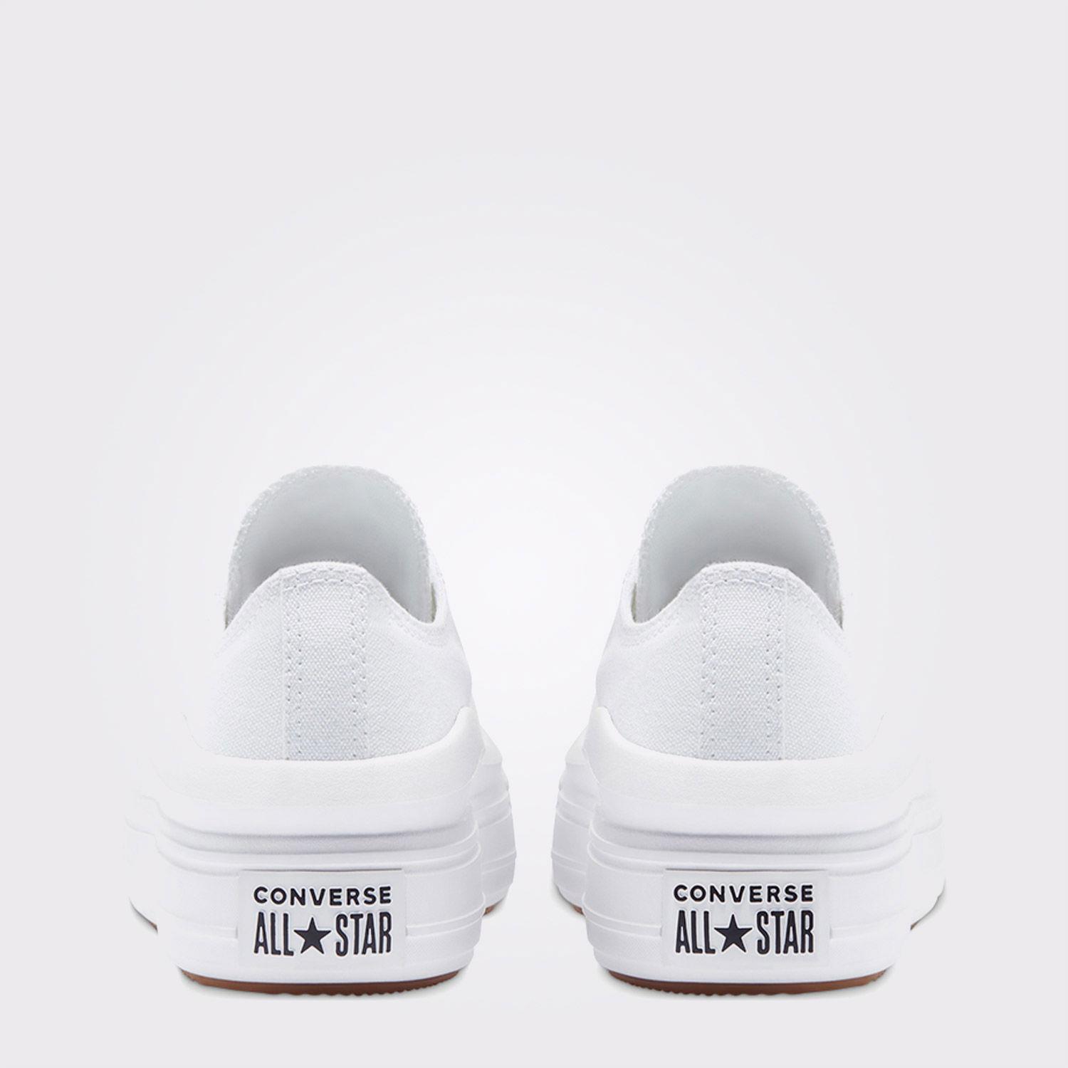 Converse Chuck Taylor All Star Move Unisex Beyaz Platform Sneaker