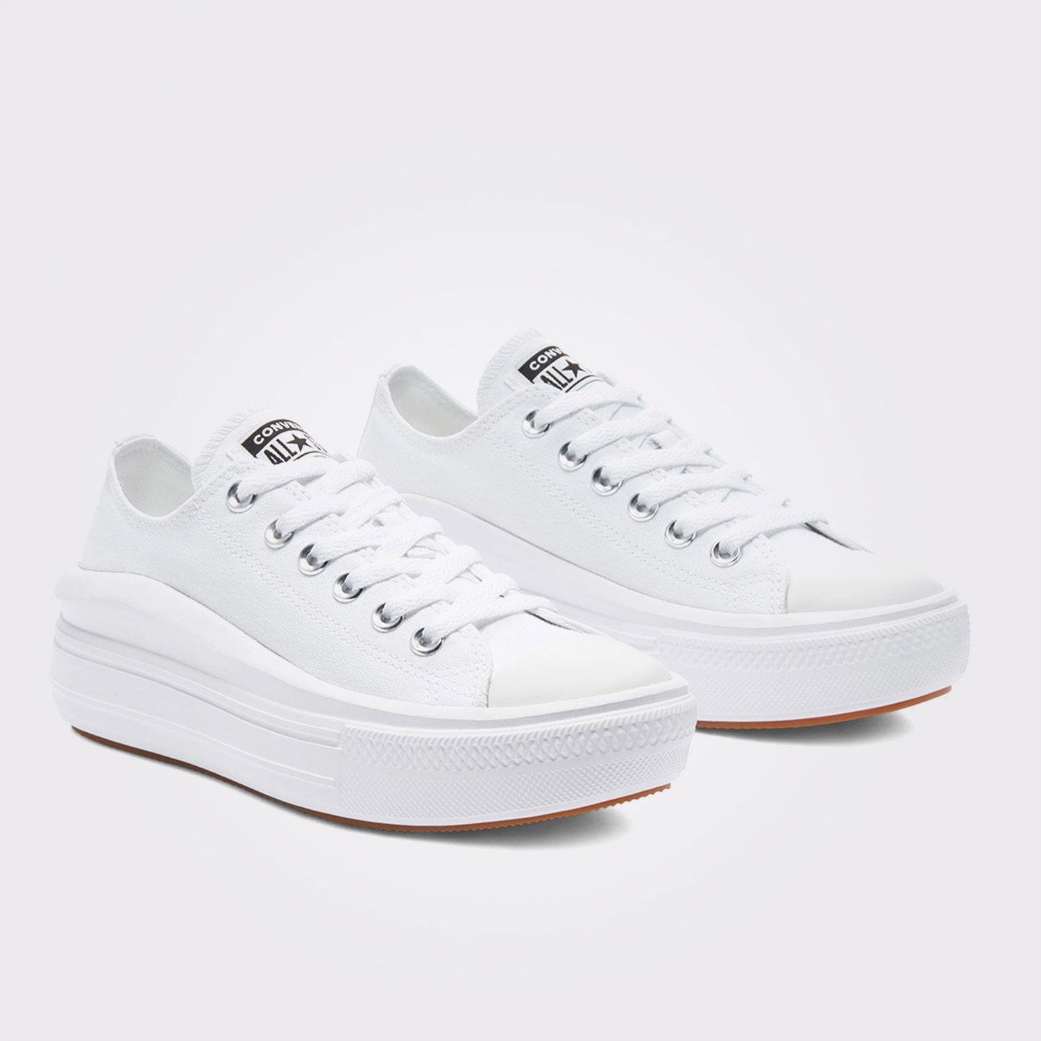 Converse Chuck Taylor All Star Move Unisex Beyaz Platform Sneaker