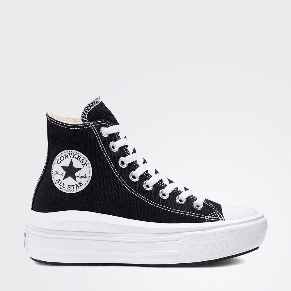 Converse Chuck Taylor All Star Move Unisex Siyah Platform Sneaker
