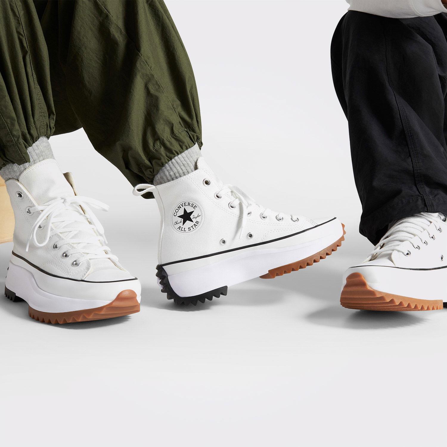 Converse Run Star Hike Unisex Beyaz Platform Sneaker
