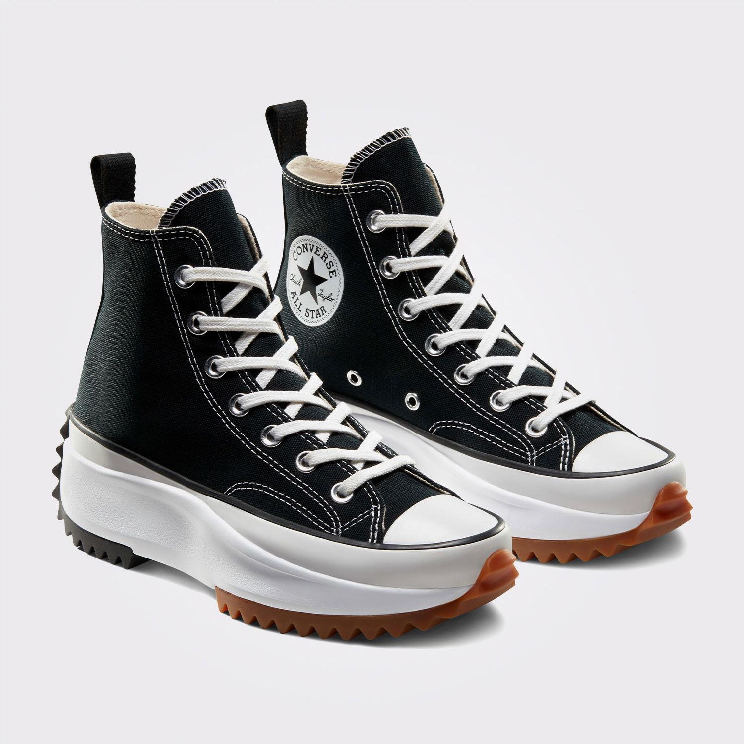 Converse Run Star Hike Unisex Siyah Platform Sneaker
