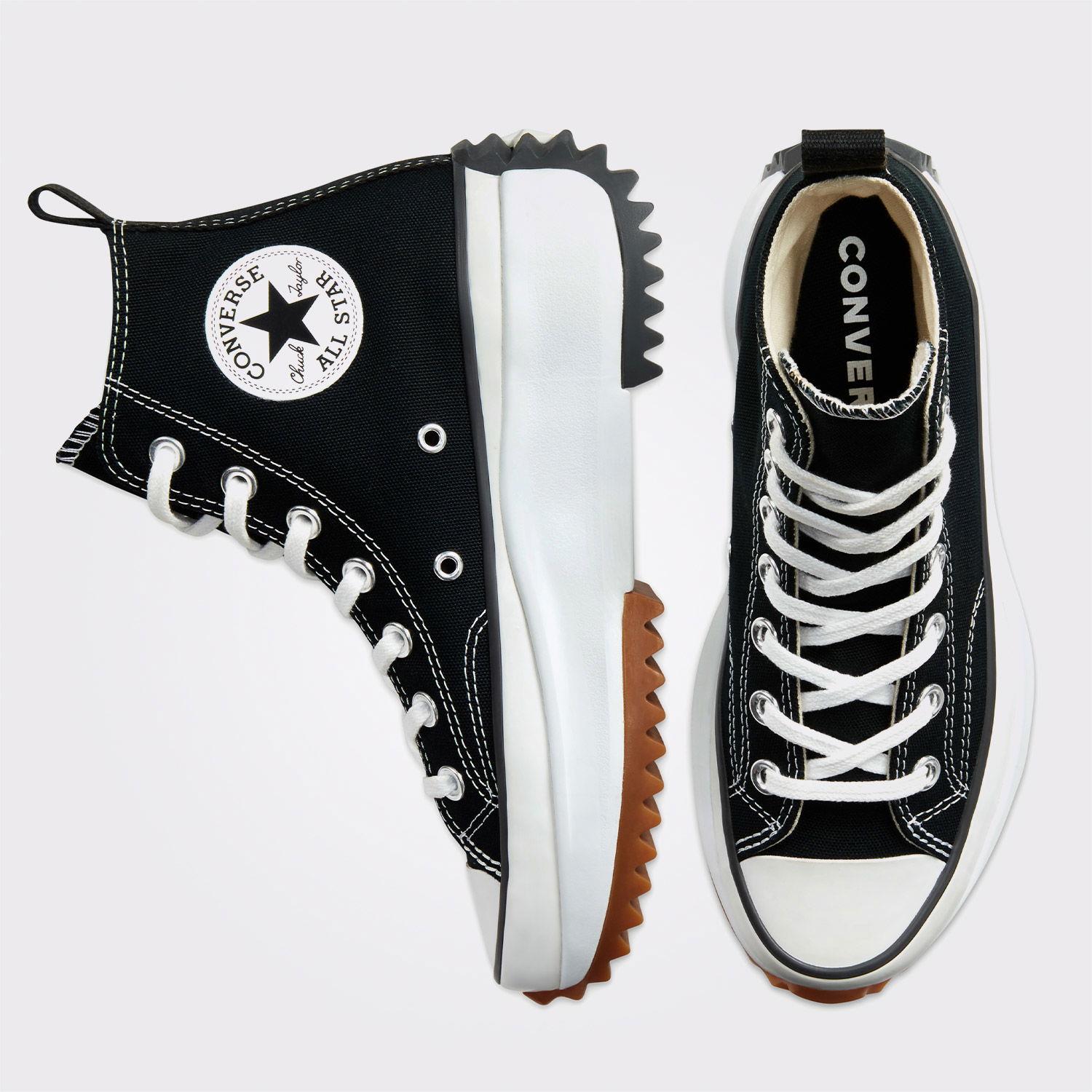 Converse Run Star Hike Unisex Siyah Platform Sneaker