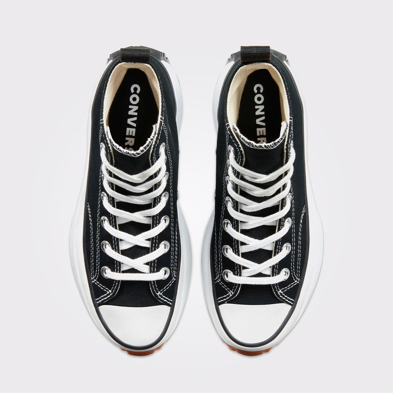 Converse Run Star Hike Unisex Siyah Platform Sneaker