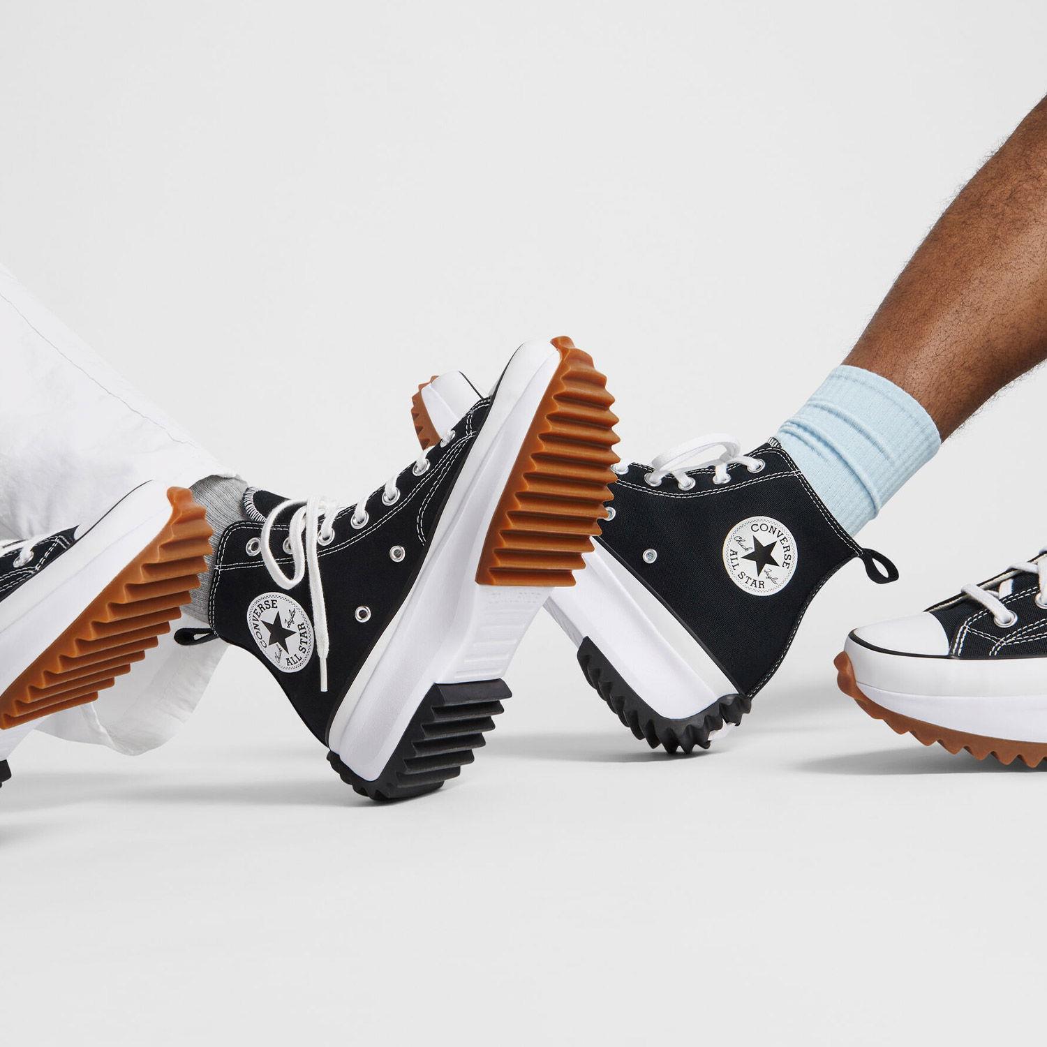 Converse Run Star Hike Unisex Siyah Platform Sneaker