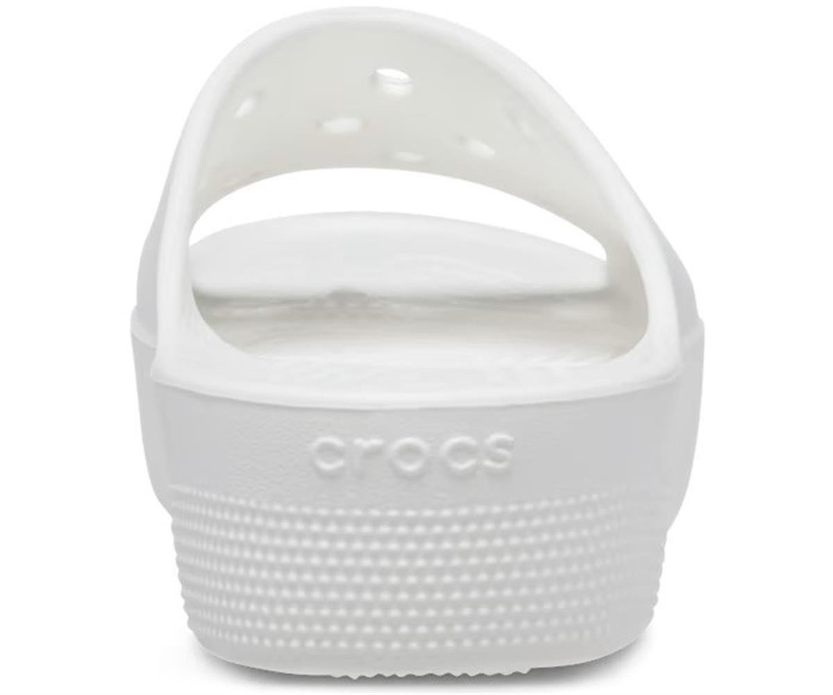 Crocs Classic Platform Clog 208180-100 Kadın Beyaz Terlik