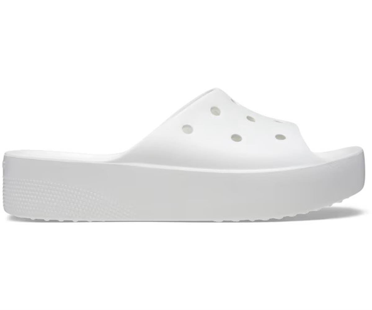 Crocs Classic Platform Clog 208180-100 Kadın Beyaz Terlik
