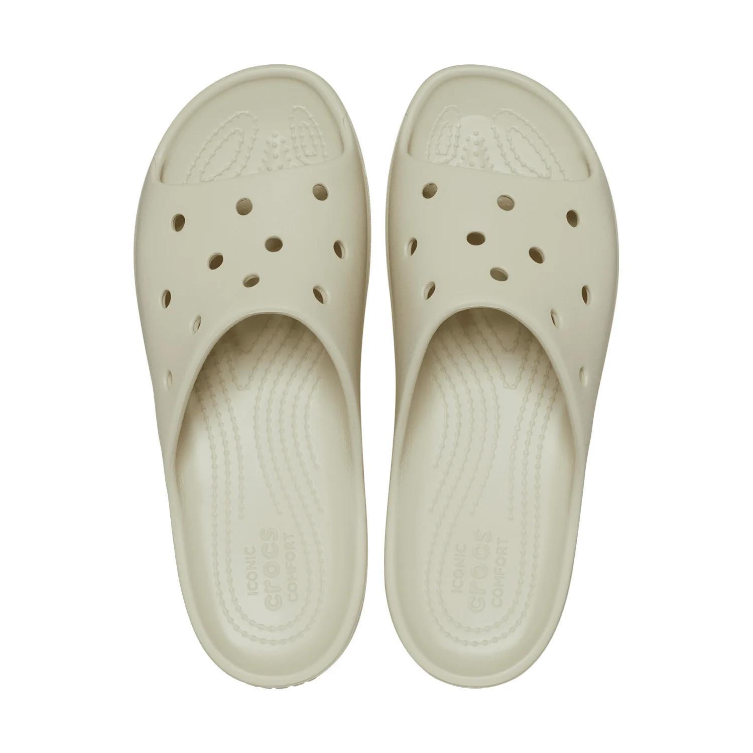 Crocs Classic Platform Clog 208180-2Y2 Kadın Bej Terlik