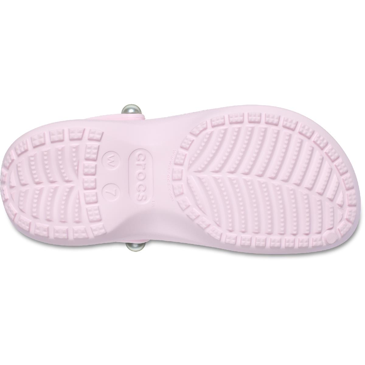 Crocs Classic Platform Pearl Clog - Pink Milk 211231-6ZW Kadın Pembe Platform Terlik