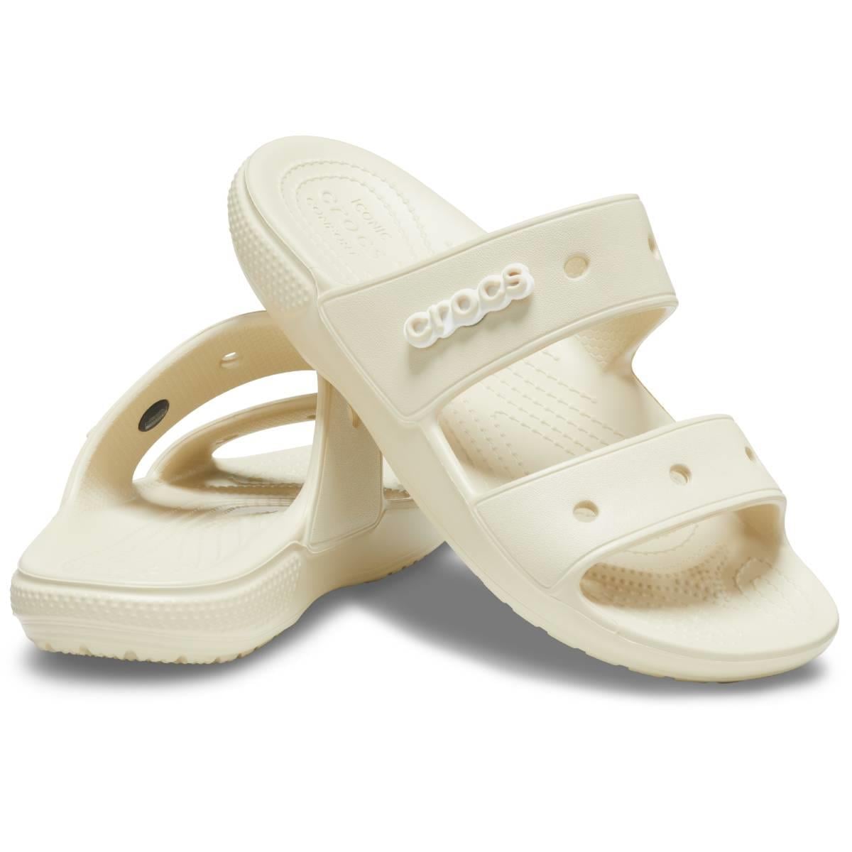 Crocs Classic Sandal - Bone 206761-2Y2 Kadın Çift Bantlı Terlik