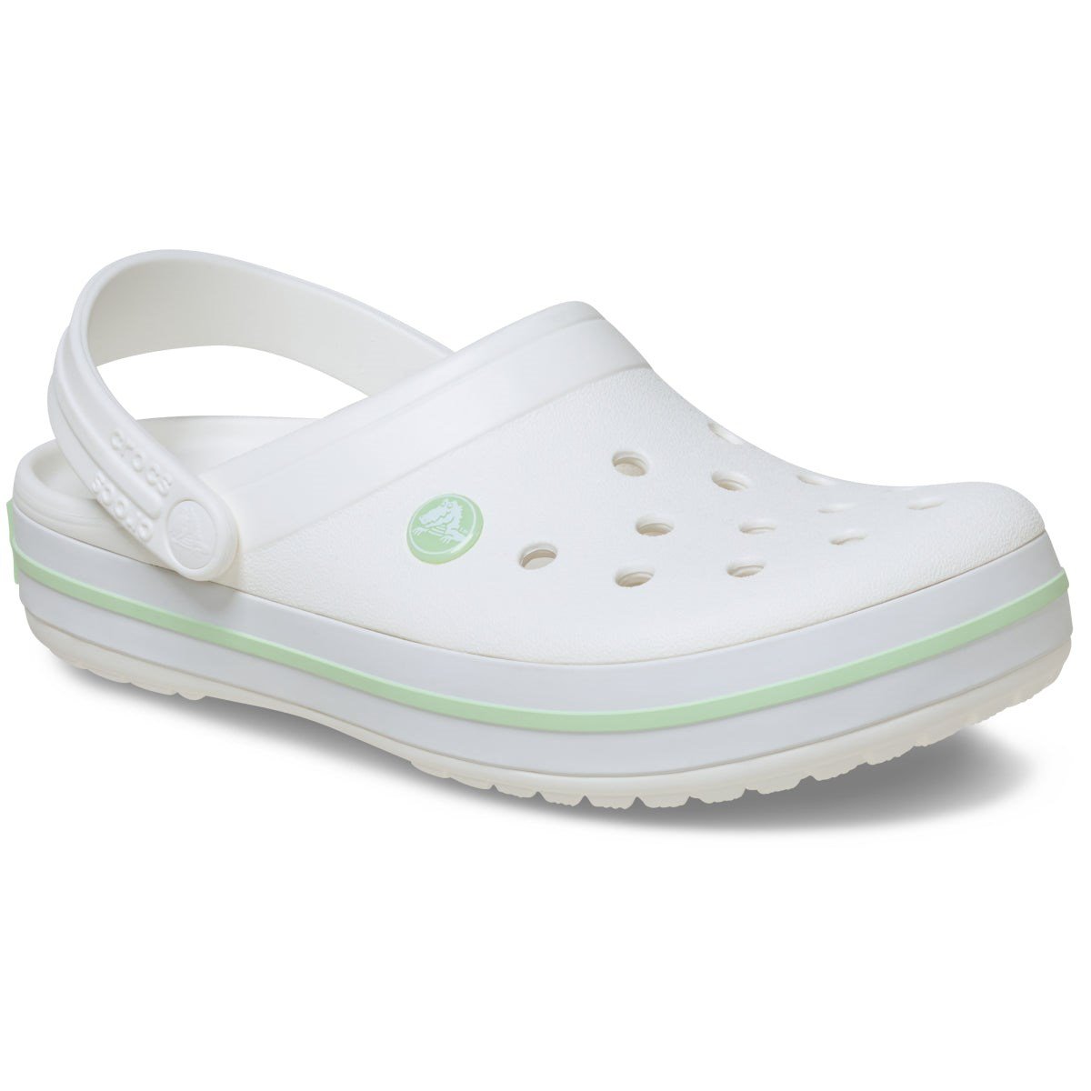 Crocs Crocband Clog - 11016-1YL Unisex Beyaz/Yeşil Terlik