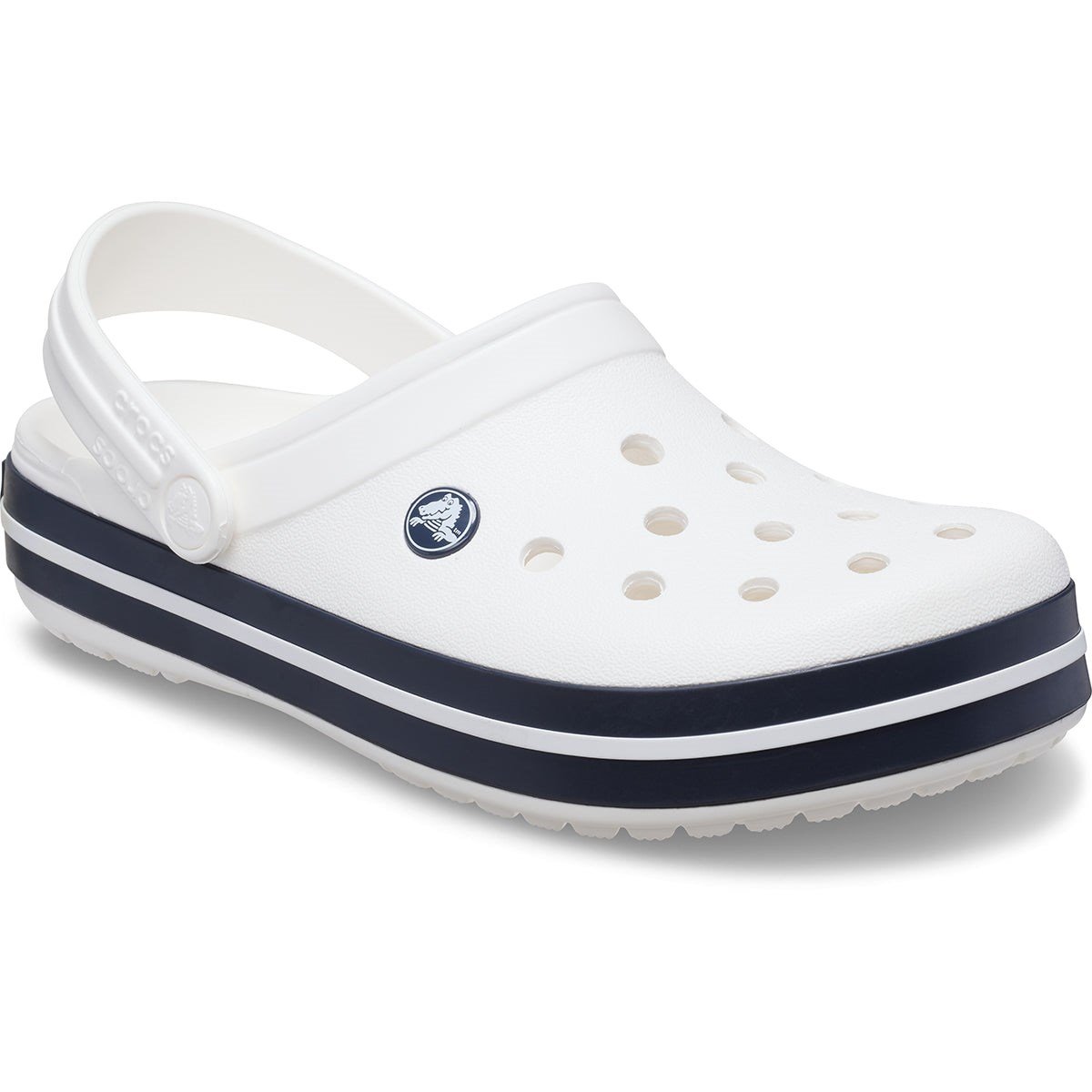 Crocs Crocband Clog - 207006-126 Çocuk Beyaz/Siyah Terlik