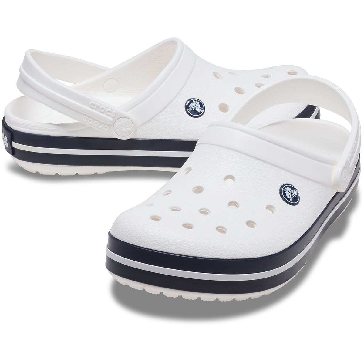 Crocs Crocband Clog - 207006-126 Çocuk Beyaz/Siyah Terlik