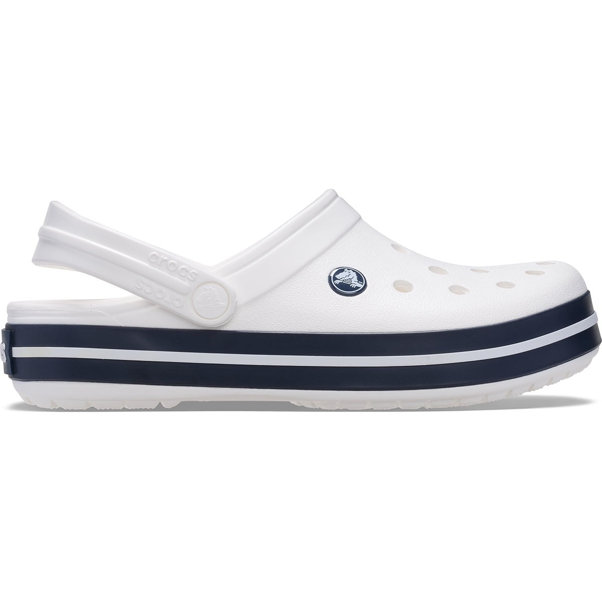Crocs Crocband Clog - 207006-126 Çocuk Beyaz/Siyah Terlik