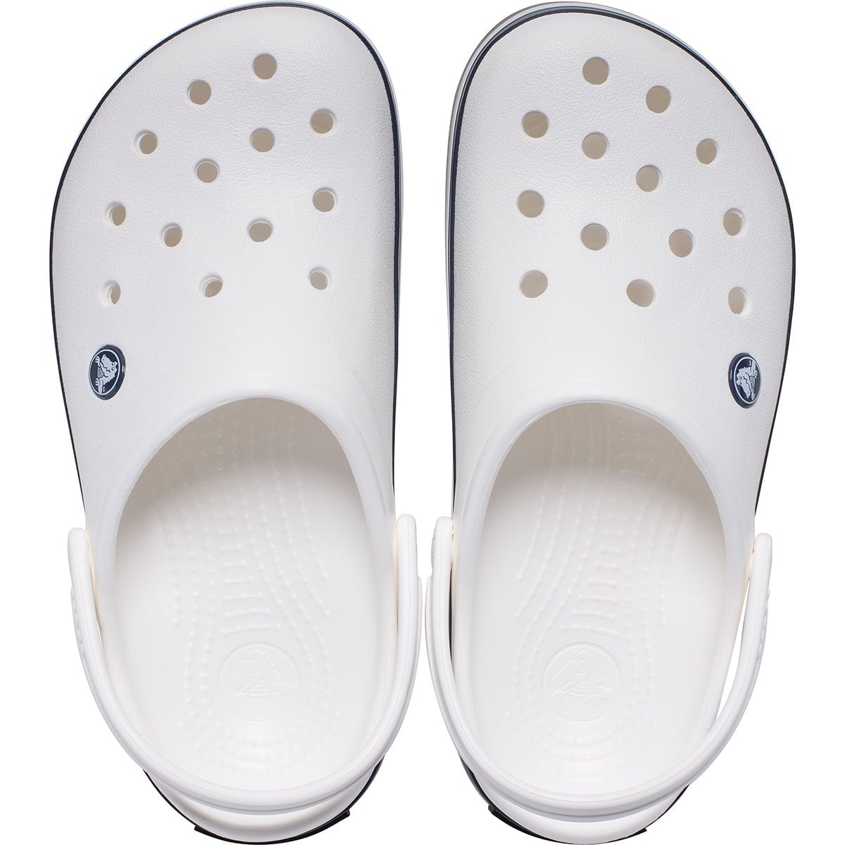 Crocs Crocband Clog - 207006-126 Çocuk Beyaz/Siyah Terlik