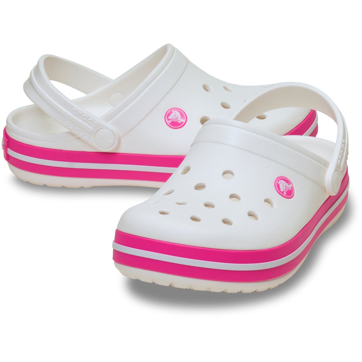 Crocs Crocband Clog - 207006-6WU Çocuk Beyaz/Pembe Terlik