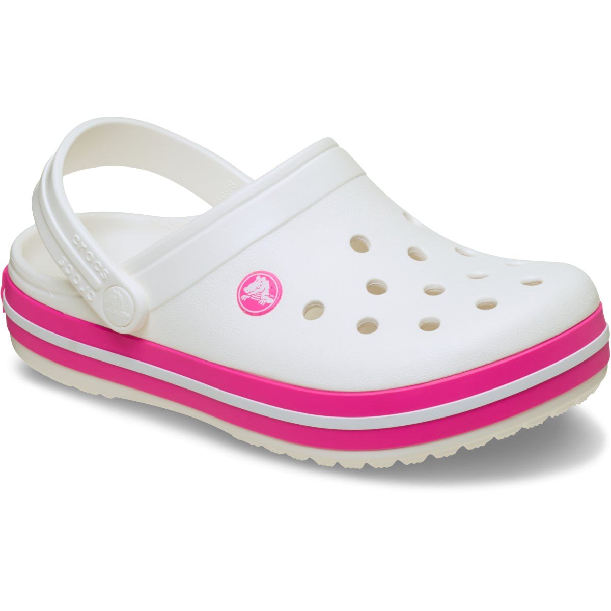 Crocs Crocband Clog - 207006-6WU Çocuk Beyaz/Pembe Terlik