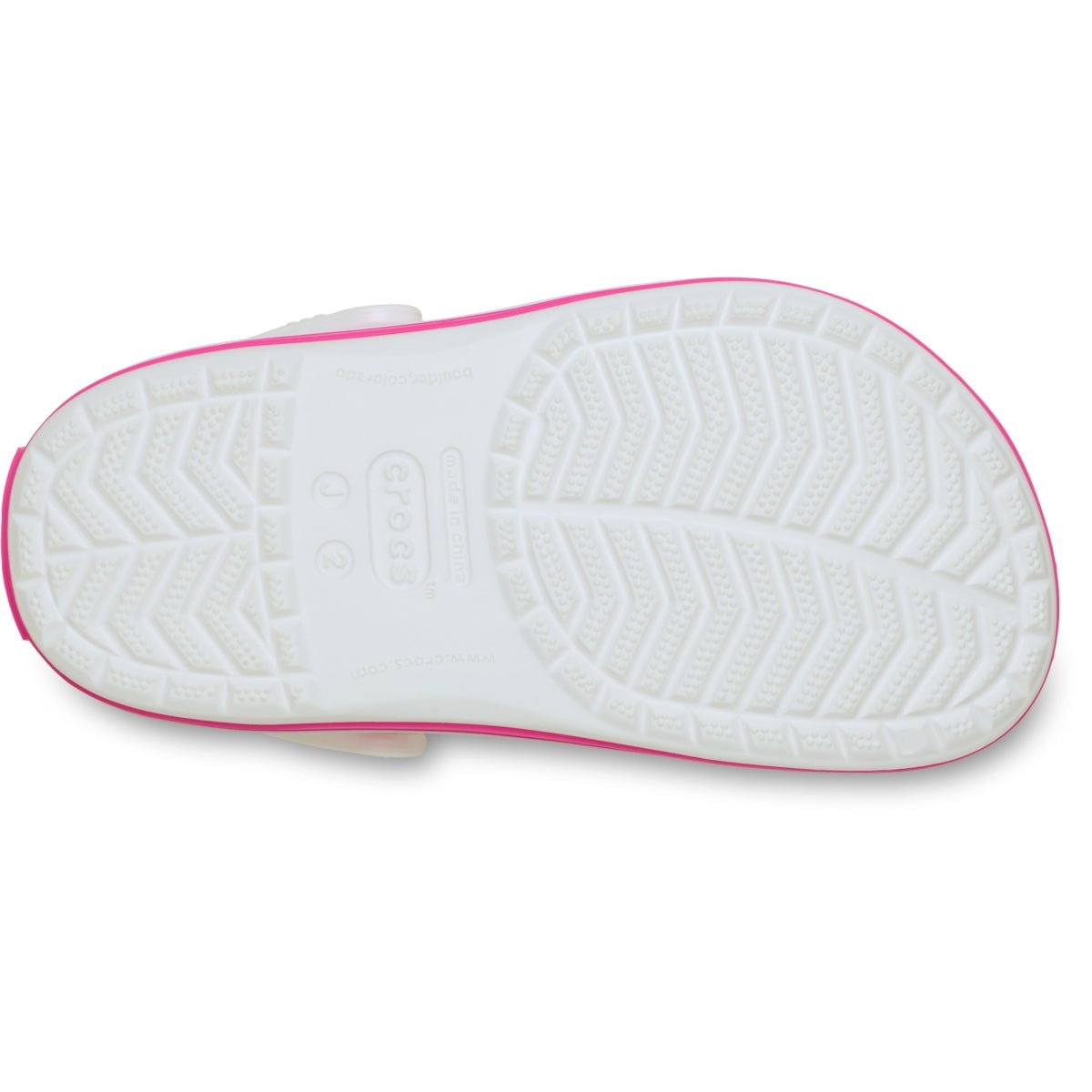 Crocs Crocband Clog - 207006-6WU Çocuk Beyaz/Pembe Terlik