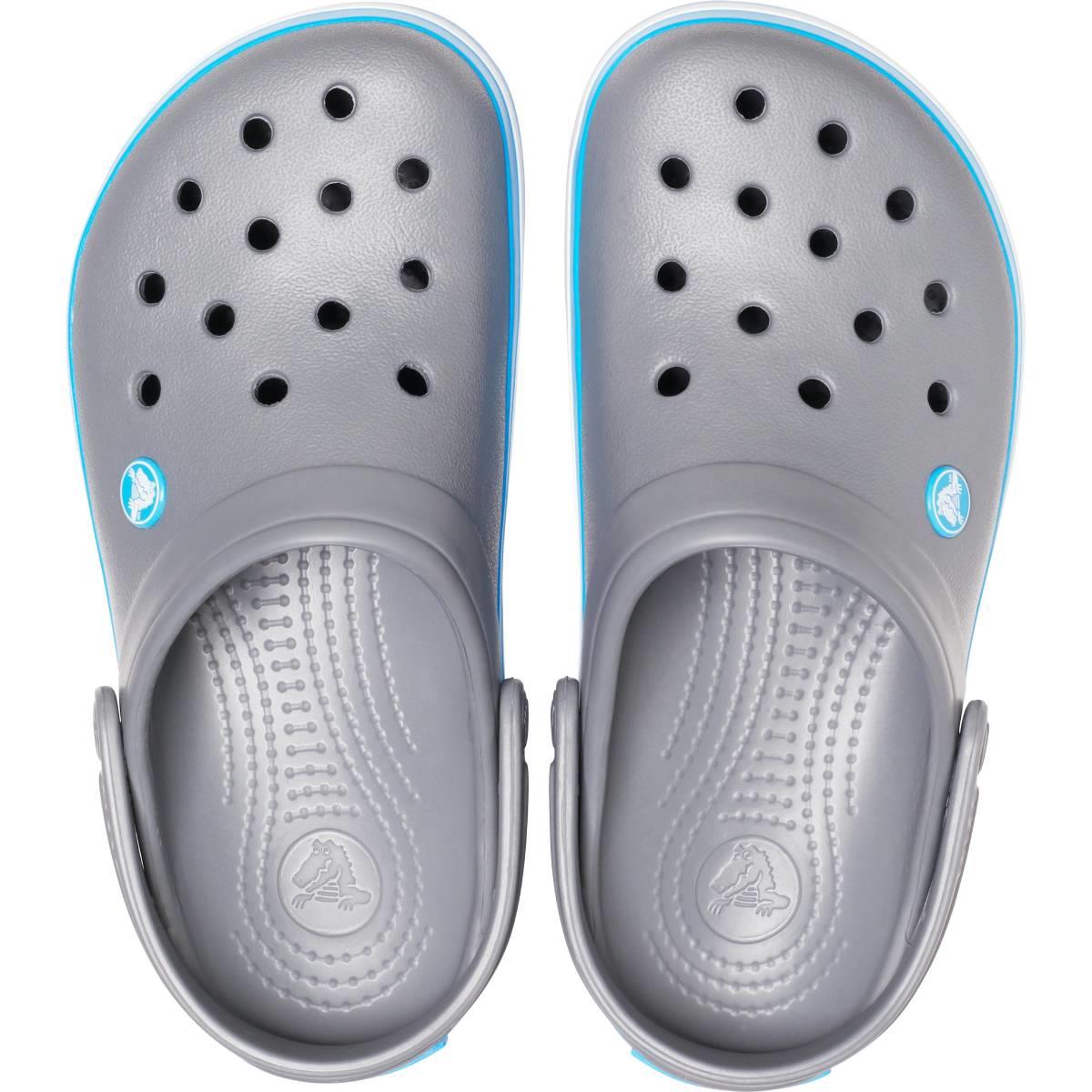 Crocs Crocband Clog Charcoal/Ocean 11016-07W Kadın Gri Terlik