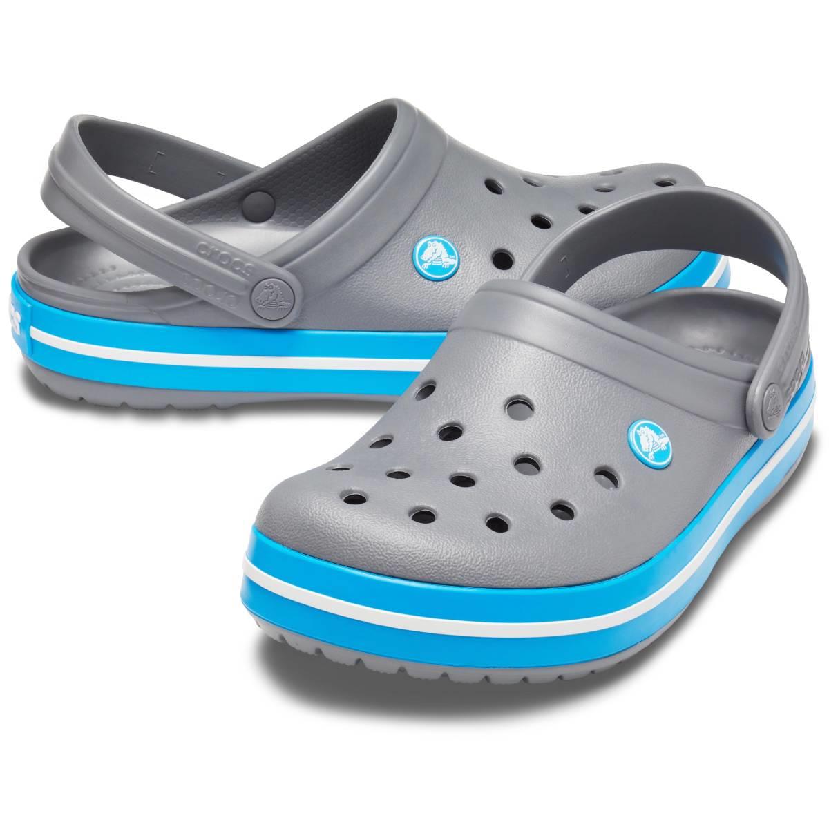 Crocs Crocband Clog Charcoal/Ocean 11016-07W Kadın Gri Terlik